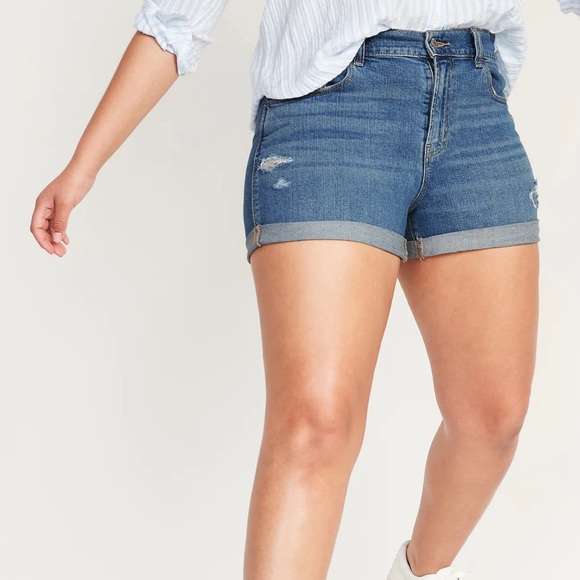 NWOT -Old Navy Boyfriend Jean Short - Picture 3 of 10